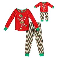 Girls' Apparel Snug Fit Sleepwear Set and Matching Doll Outfit