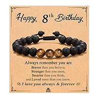 UNGENT THEM Happy Birthday Bracelet for Boys Him Men, 10 11 12 13 14 15 16 17 18 19 20 21 Year Old Boy Birthday Gifts Ideas for Teens Teenager