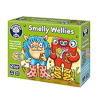 Orchard Toys Smelly Wellies Game, Educational Game For Children Aged 2-6, First Matching Game, Develops Matching & Memory Skills, Two Ways To Play