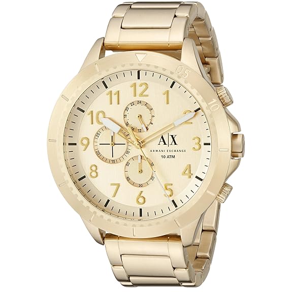Mua Armani Exchange Men's AX1752 Gold Watch trên Amazon Mỹ chính hãng 2023  | Fado