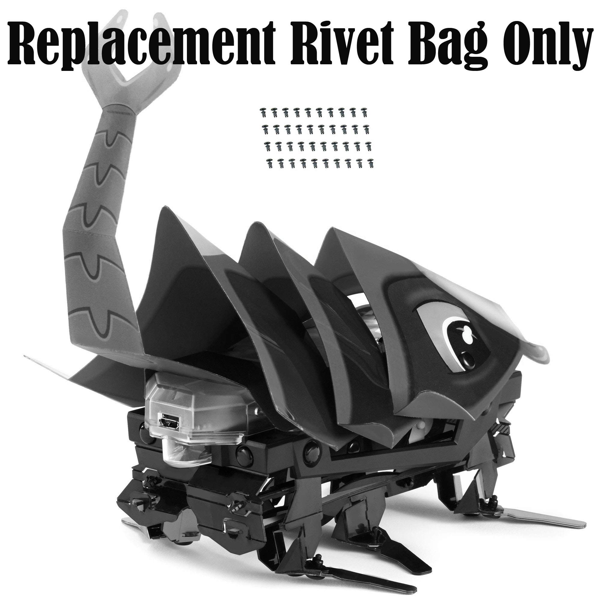 Fisher-Price Replacement Parts for Robots - Kamigami Robot FRC94 - Replacement Rivet Bag ~ Fits Many Models ~ See List Below