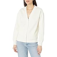 Amazon Essentials Women's Relaxed-Fit Sweatshirt Cardigan (Available in Plus Size) (Previously Amazon Aware)