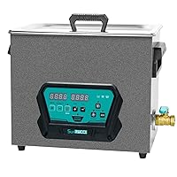Ultrasonic Cleaner, New 1.6gal Ultrasonic Jewelry Cleaner 6L with Heater and Timer, Professional for Cleaning Eyeglass Main Board Electronic Parts Carburetor, etc.