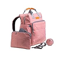 Diaper Bag Backpack – 5-in-1 Magna Travel Back Pack – Extra Large Diaper Bag with Changing Pad, Diaper Pouch, Pacifier Pouch & Stroller Hangers