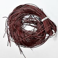 Embroiderymaterial French Coil Bullion Metallic Wire Dabka for Embroidery,Beading and Jewelry Making, Burgundy Color, 1MM, 45.72 Mtr(100 Gram)