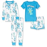 Amazon Essentials Disney | Marvel | Star Wars Babies, Toddlers, and Boys' Pajama Set (Previously Spotted Zebra), Multipacks