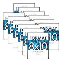 MCS Format Picture Frames, Black, 8 x 10, 12-Pack