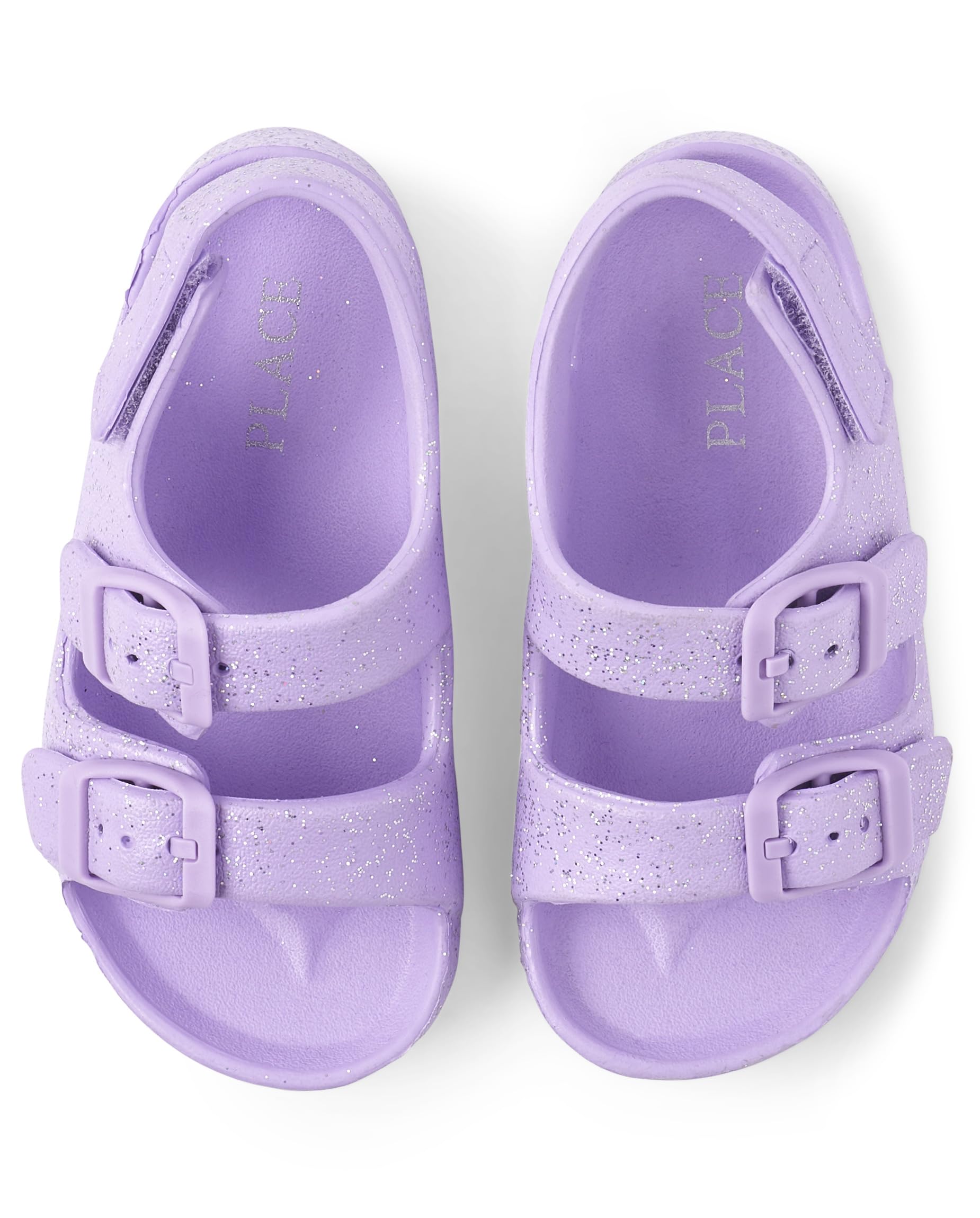 The Children's Place Baby-Girl and Toddler Buckle Slides with Backstrap Sandal