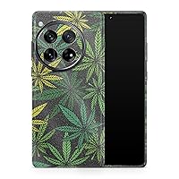 Glossy Glitter Phone Skin Compatible with OnePlus 12 (2024) - Cannabis Culture - Premium 3M Vinyl Protective Wrap Decal Cover - Easy to Apply | Crafted in The USA by MightySkins