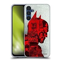 Head Case Designs Officially Licensed The Batman Collage Neo-Noir Graphics Soft Gel Case Compatible with Samsung Galaxy A15
