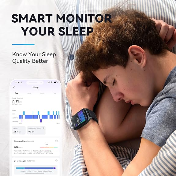 Smart Watch for Women,1.8Fitness Watch(Answer/Make Call),Alexa Built-in,  [24H Heart Rate Sleep Blood Oxygen Monitor],5ATM Waterproof,100 Sports  Modes