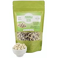 Moringa Oleifera Seeds Non-GMO PKM1 Premium Quality - Organically Grown - 3 oz. - Resealable Stand Up Pouch