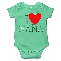 I Love my Nana Baby Bodysuit Cute babyshower Infant Newborn Onesie Gift