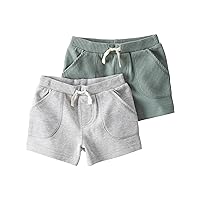 little planet by carter's Baby 2-Pack Shorts Made with Organic Cotton