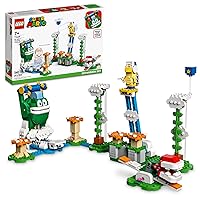 Lego Super Mario Big Spike’s Cloudtop Challenge Expansion Set 71409, Collectible Toy for Kids with 3 Figures Including Boomerang Bro and Piranha Plant