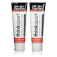 Thinksport SPF 50 Plus Sunscreen, 3 Ounce-pack of 2