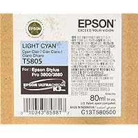 Epson T5805 UltraChrome K3 Light Cyan Cartridge Ink