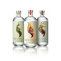 Seedlip - Non-Alcoholic Spirits Trio Bundle | Grove 42, Garden 108 and Spice 94 | Calorie Free, Sugar Free | 23.7 fl oz (Pack of 3, 700ml)