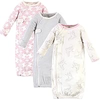 Touched by Nature Baby Organic Cotton Zipper Gowns