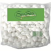 Cotton Balls. 500 Count Medium Size. Non Sterile Super Soft.,White