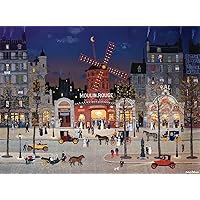 Buffalo Games - Michel Delacroix - Le Moulin Rouge - 1000 Piece Jigsaw Puzzle