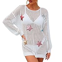 XJYIOEWT Swimsuit Coverup For Women 2024 Vacation Romper Swimsuit Cover Up Swimsuits Cover Ups Hollowed Out Fashionable