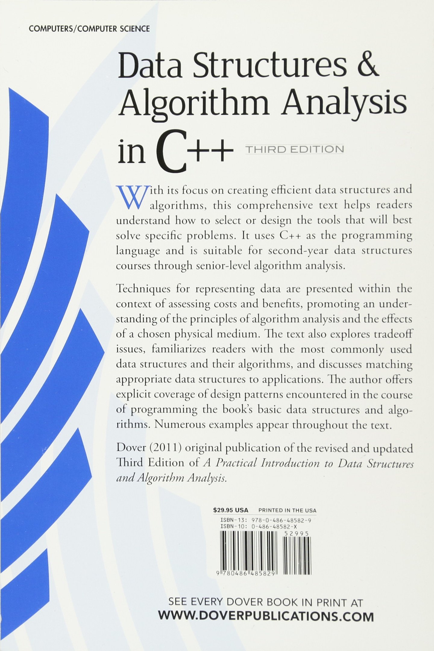 Mua Data Structures And Algorithm Analysis In C Third Edition Dover Books On Computer 0057