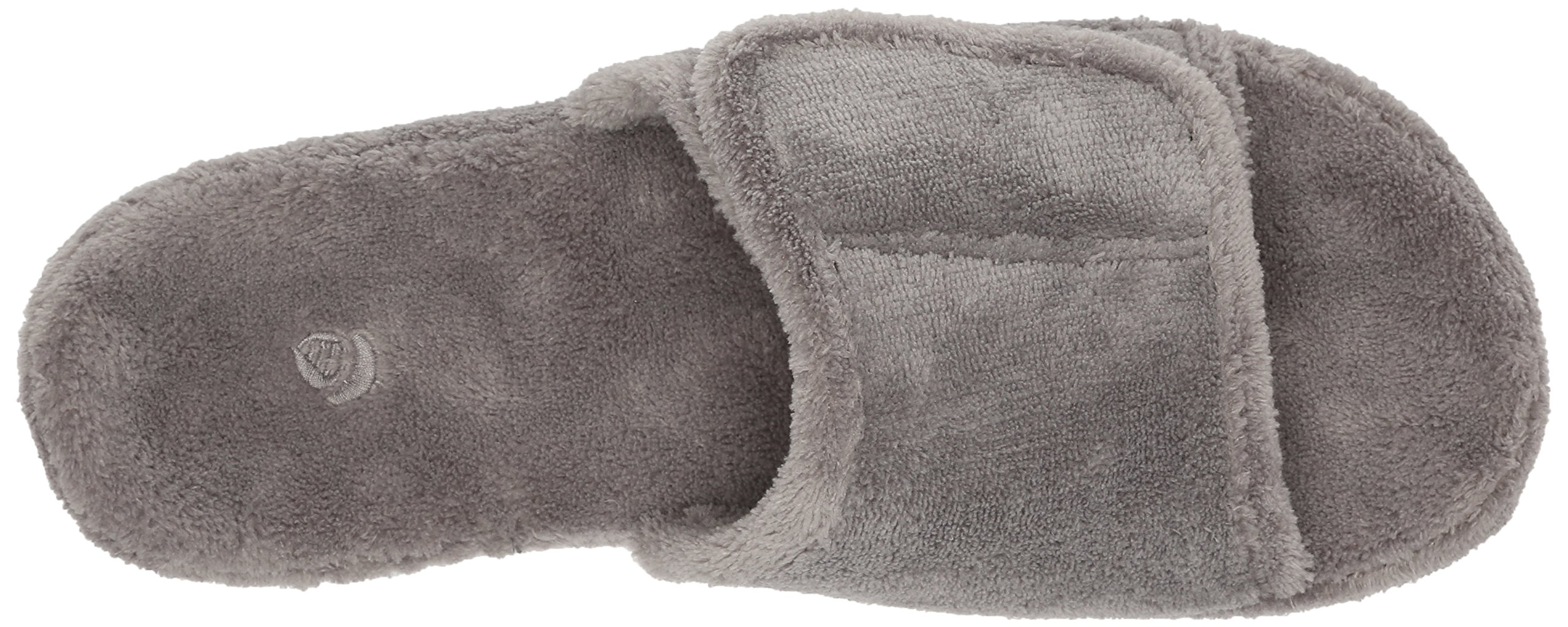 Acorn Men's Spa Slide Slippers with Adjustable Strap and Soft Terry Lining
