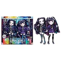 Rainbow High Shadow High Special Edition Twins- 2-Pack Fashion Doll. Purple & Black Designer Outfits with Accessories, Great Gift for Kids 6-12 Years Old & Collectors, Multicolor, 585879