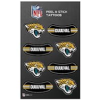 Rico Industries NFL Football Peel & Stick Temporary Tattoos - Eye Black - Game Day Approved