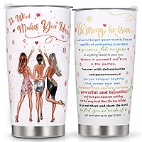 Friendship Gifts for Women Friends, Gifts for Friends Female,Thank You Gifts,Inspirational Gifts,Birthday Presents for Women,Gifts for Friend,Her,Women,Coworker,Employee-20oz Stainless Steel Tumbler