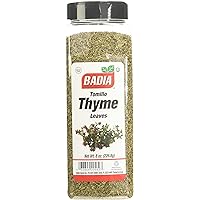 Badia Spices inc Spice, Thyme Leaves, Whole, 8-Ounce (Pack of 3)