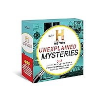 2024 History Channel Unexplained Mysteries Boxed Calendar: Inexplicable Events, Strange Disappearances, Baffling Phenomena (Daily Desk Gift for True Crime Fans) (Moments in HISTORY™ Calendars)