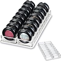 byAlegory Acrylic Eyeshadow Makeup Beauty Organizer 16 Space Cosmetic Storage Container for Drawer or Vanity Desk - Clear
