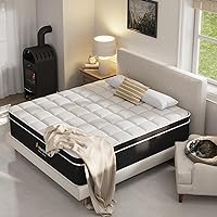 Full Size Mattress, 12 Inch Hybrid Mattress Full Size with Memory Foam and Pocket Springs, Pressure Relief and Strong Support, Full Mattress in a Box, Breathable & Soft Fabric, Medium Firm