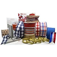Ultimate Patriotic Ribbon Kit with Bowdabra