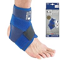 Neo-G Ankle Brace with Figure of 8 Strap – Neoprene Ankle Brace for Ligament Damage, Arthritis, for Sprained Ankle, Weak Ankles – Class 1 Medical Device - One Size