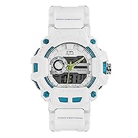 LC ORIGINALS Men's Analog-digital White Dial Watch - ORG05401.323, white, strap