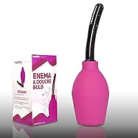 Enema Bulb for Men or Women - Douche Cleaner - 310 ml Capacity (Purple Color)