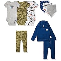 Carter's baby-boys 9-piece Basic Gift SetT-Shirt Set