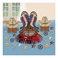 Western Table Decorating Kit (Pack of 1) - Stylish & Unique Western-Themed Table Centerpiece