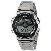 Casio Men's AE1100WD-1A Sport Multi-Function Grey Dial Watch