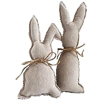 Muised Easter Bunny Decoration Fabric Party Decoration Bunny Decoration Arrangement Vintage Easter Decor Mini Easter Ornaments for Small Tree Easter Basket Decor Easter Gifts for Older Kids