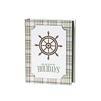 C.R. Gibson 16 Count Holiday Cards in Magnetic Keepsake Box, Includes Coordinating Envelopes, Measures 5