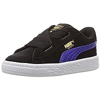 Puma Kids Girls Suede Heart Snake Sneakers Shoes Casual - Black