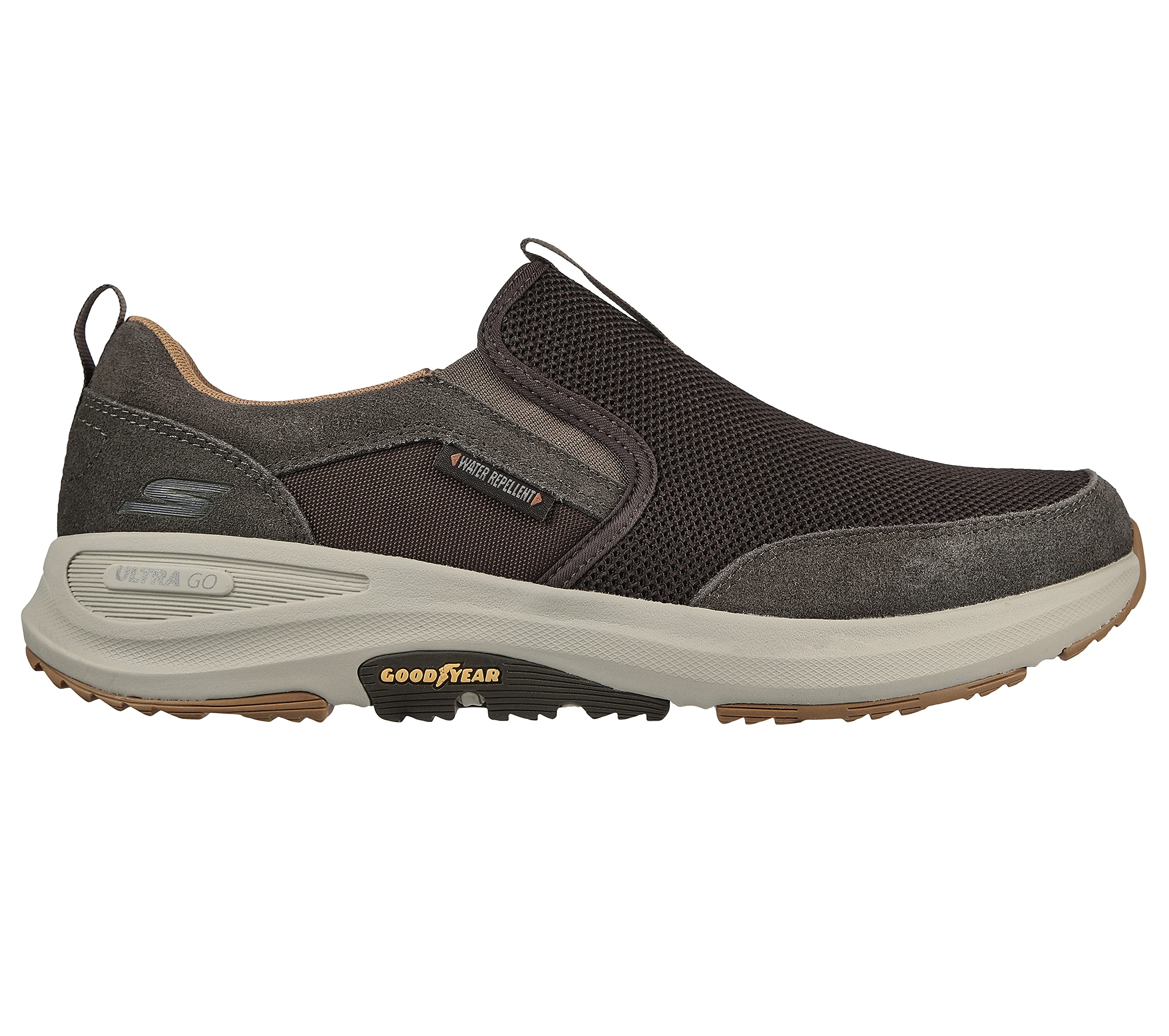 Skechers Men's Go Walk Outdoor-Athletic Slip-on Trail Hiking Shoes with Air Cooled Memory Foam Sneaker