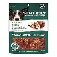 Chicken Rings, 8 oz - Healthy, Protein Rich Treats for Dogs - Dog Chews — Limited Ingredients for Simple Wellness