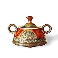 Handmade Ceramic Sugar Bowl - Colorful Pottery for Kitchen Decor - Unique Christmas Gift - Danko's Artistry