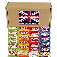 Haribo Treat Bag Bundle - 20 Mini Bags of Haribo Starmix, Giant Strawbs, Tangfastics, and Supermix