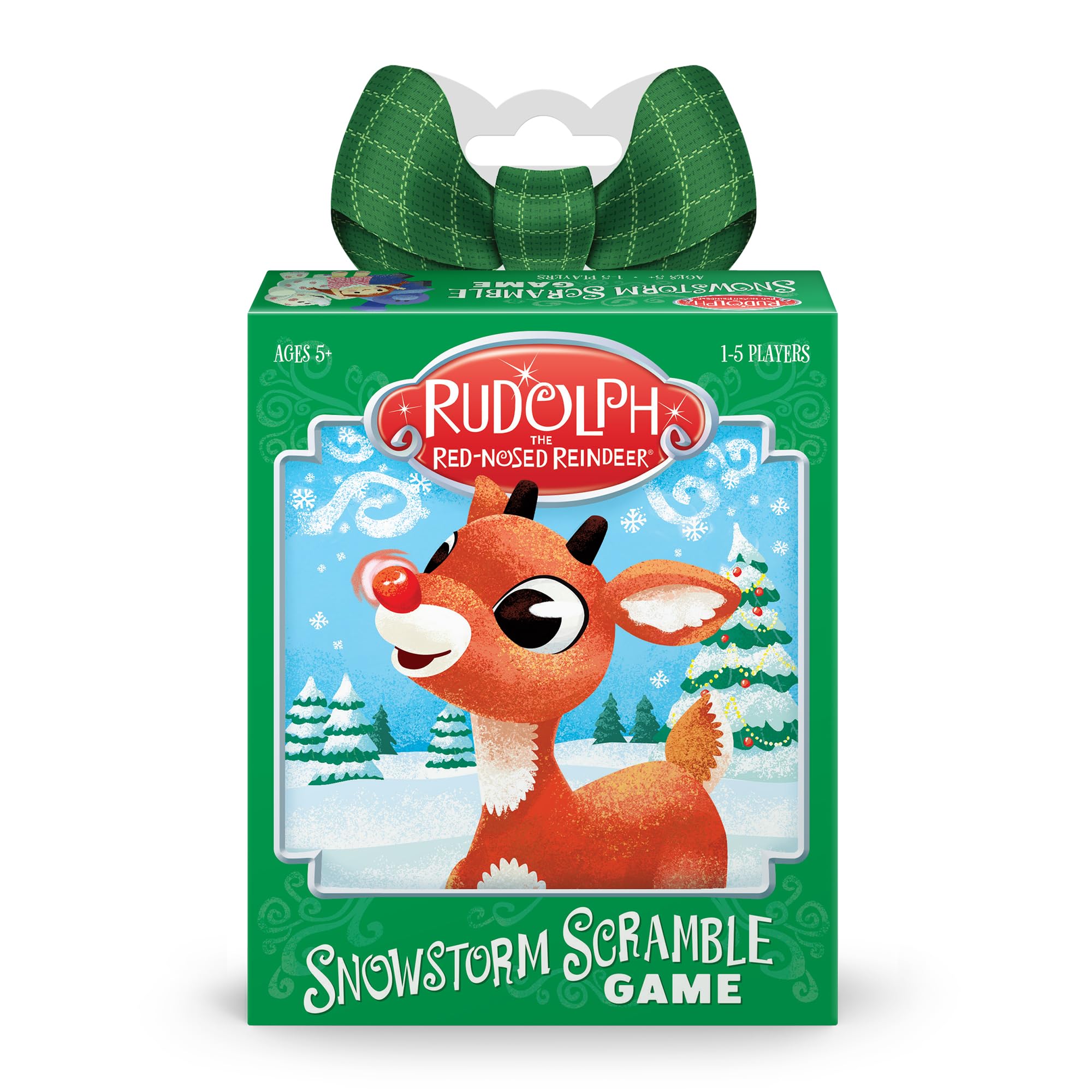 Funko Rudolph The Red-Nosed Reindeer Snowstorm Scramble Game for 1-5 Players Ages 5 and Up